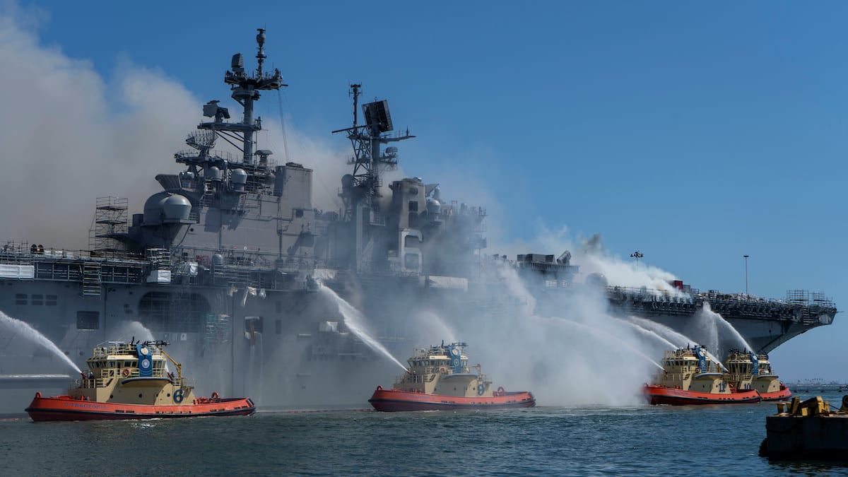 Watch: Naval Historian Breaks Down USS Bonhomme Richard Initial Fire and Response
