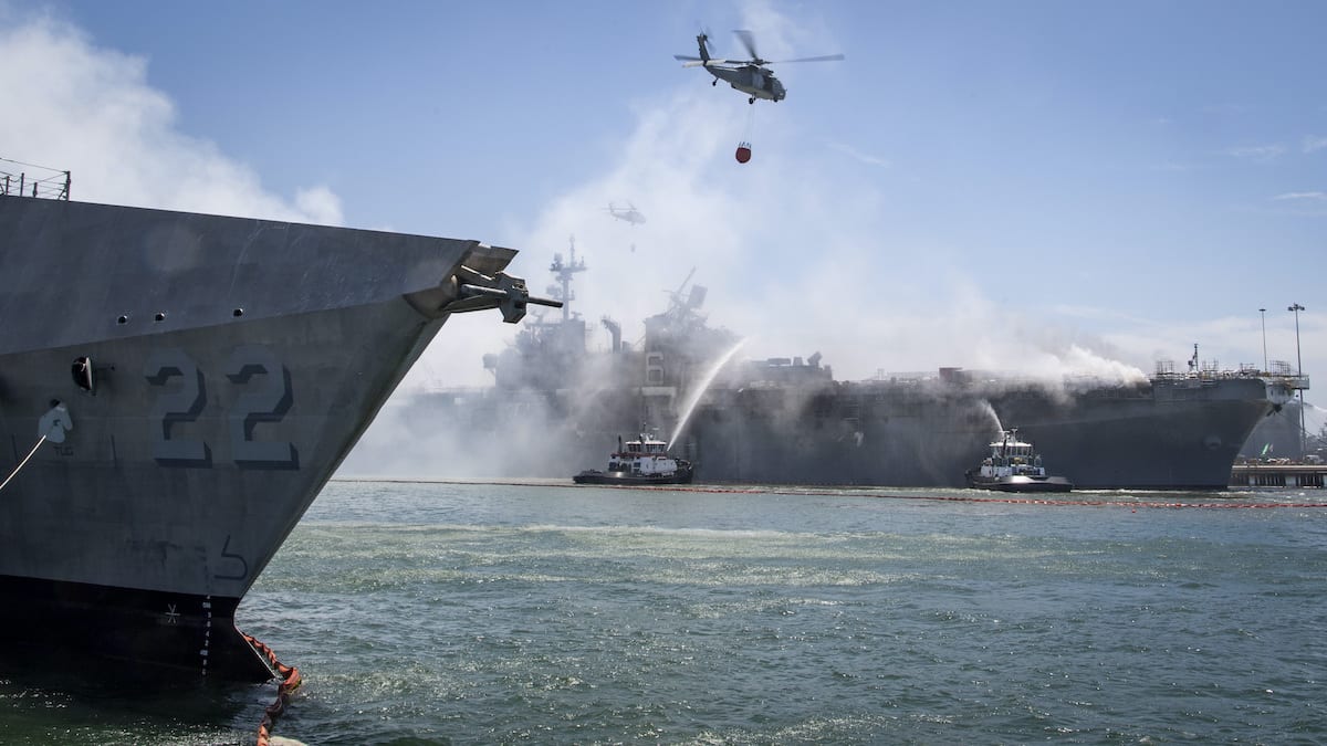Navy to Scrap USS Bonhomme Richard After Fire
