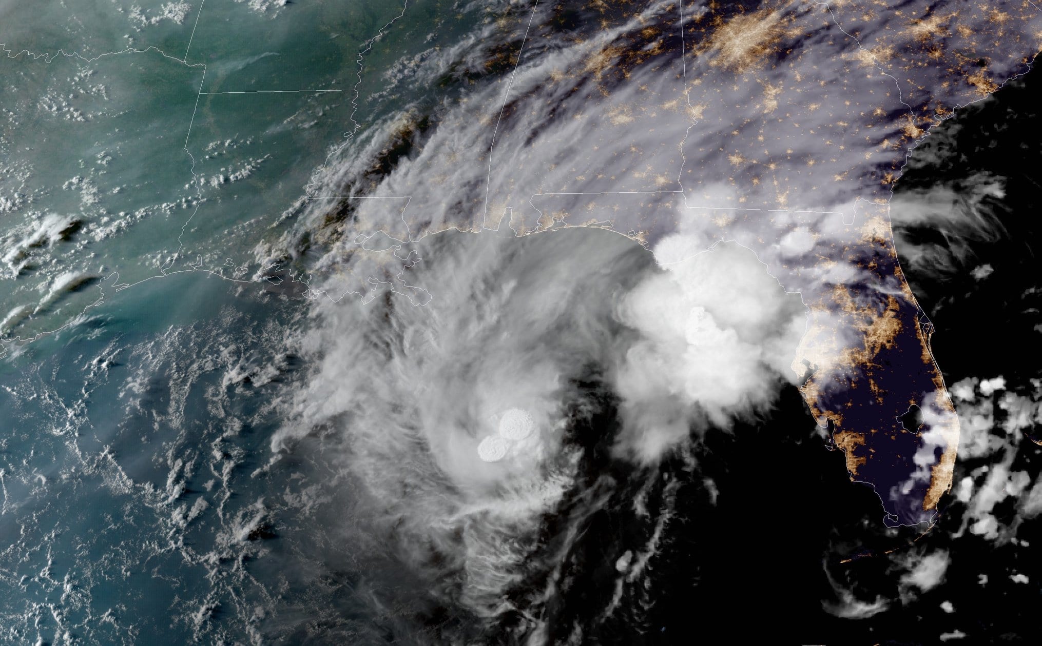 Dueling Storms Take Aim at U.S. Gulf Coast