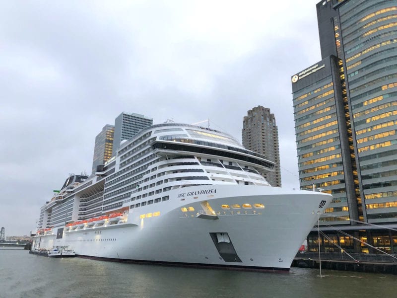 MSC Grandiosa in Port
