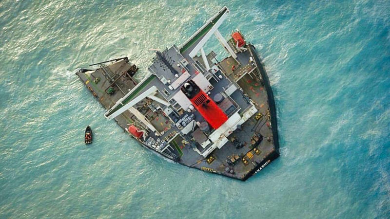 Wakashio ship sinking