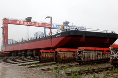 Robert Allan Ltd. designed 3500 MT DWT Double Hulled Oil Barges built in China