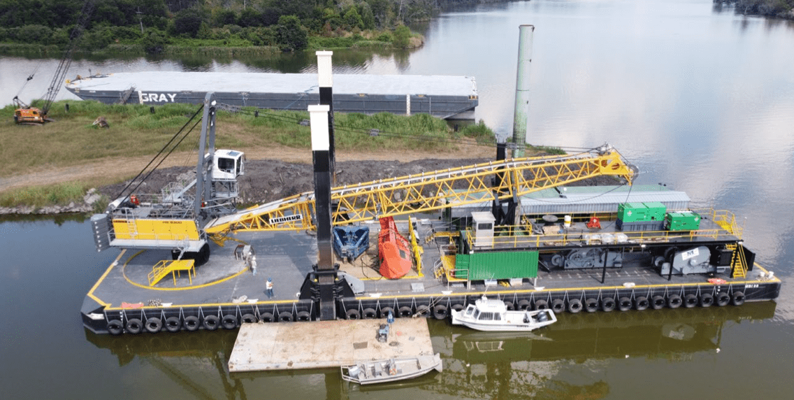 LAD Delivers Dredge Barge Designed by The Shearer Group, Inc.