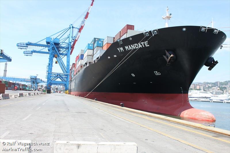 Cracked Containership Leaking Oil at Bayonne, New Jersey Terminal