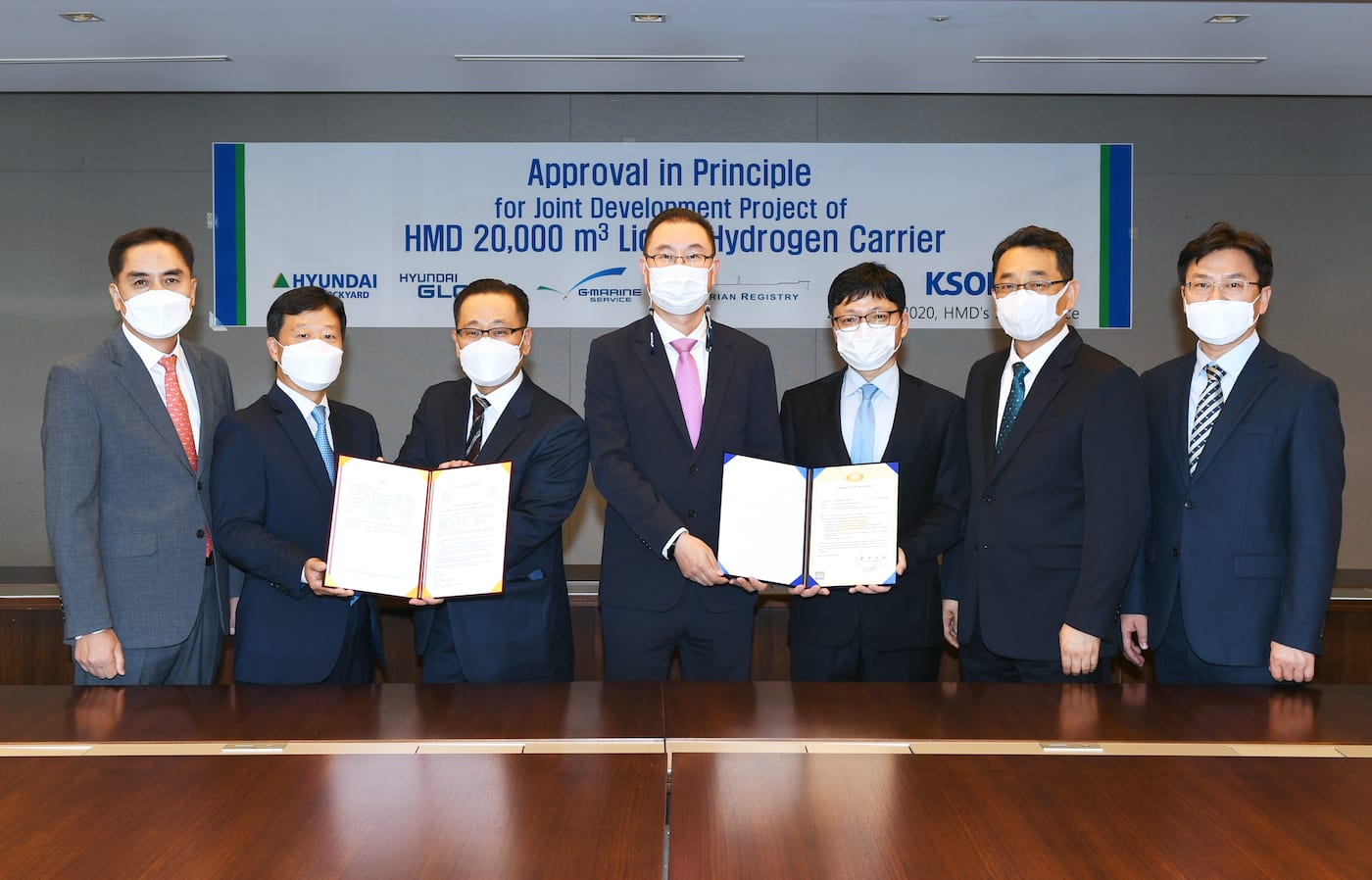 HHI, Hyundai Glovis, Liberian Registry and KR Develop Worlds First Large Size Commercial Hydrogen Carrier