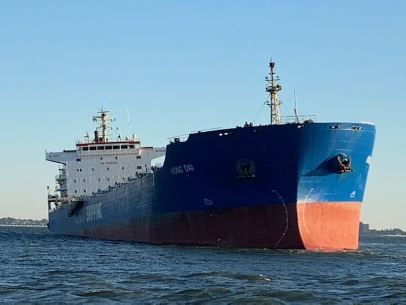 Bulk Carrier Refloated at Port of Norfolk