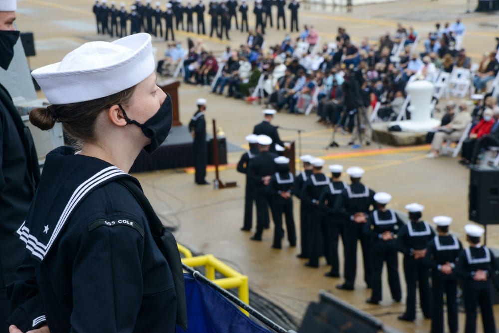 USS Cole Ceremony