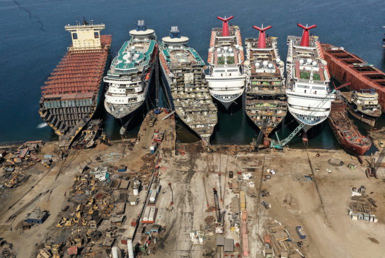 largest cruise ship being scrapped