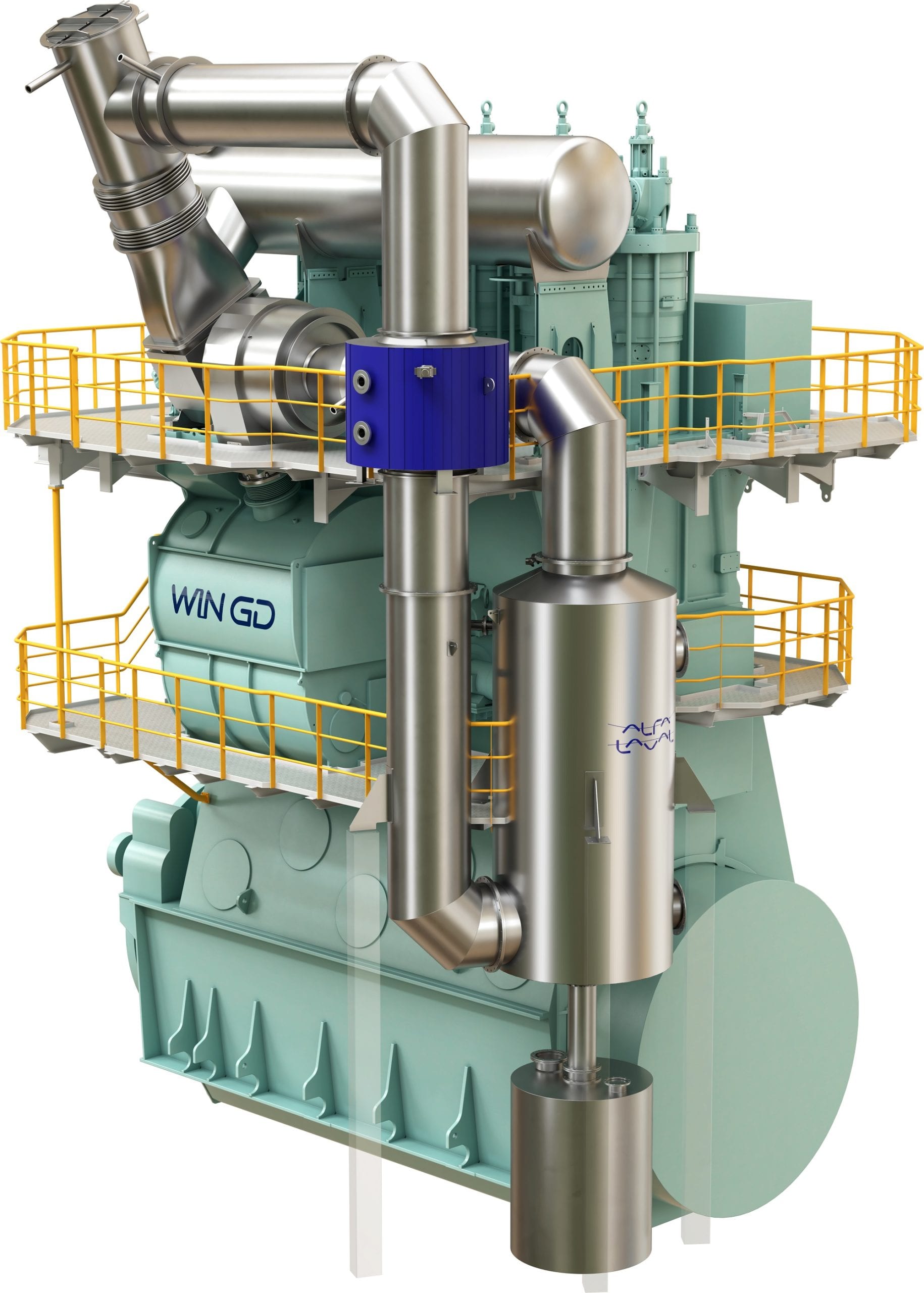 New Alfa Laval PureCool, developed with engine designer WinGD, enables up to 50% methane slip reduction