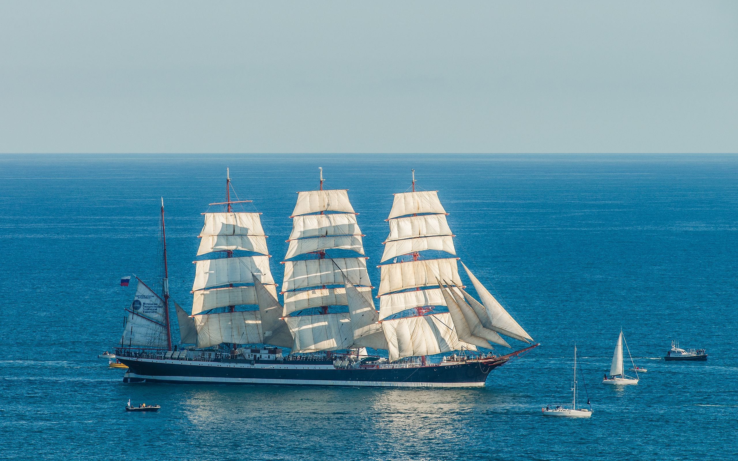 Russian Tall Ship Completes Historic Northern Sea Route Passage