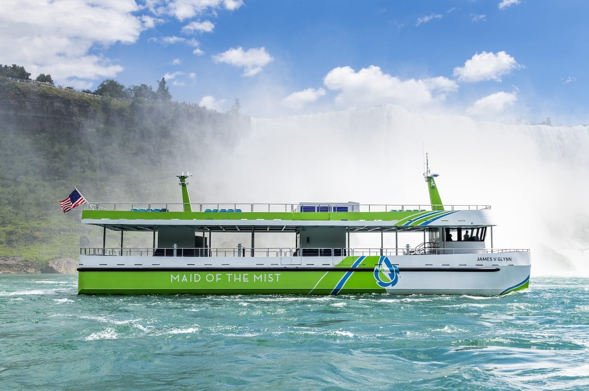 New all-electric Niagara Falls tour ferries powered by ABB enter service