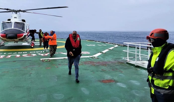 62 Rescued from Remote South Atlantic Island After Research Vessel Sinks
