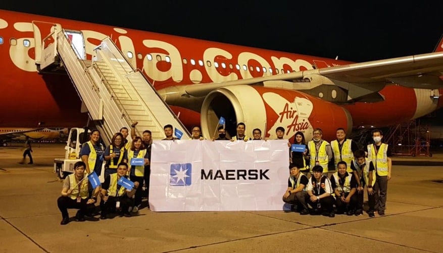 Maersk Kicks Off Air Freight Services with Chartered Plane from Thailand to Japan