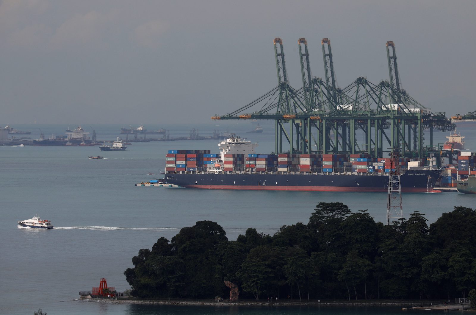 Ships Skip Singapore as China Congestion Snarls Supply Chain