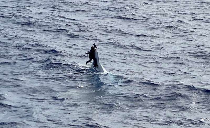 Lucky Mariner Rescued 86 Miles Off Port Canaveral, Florida