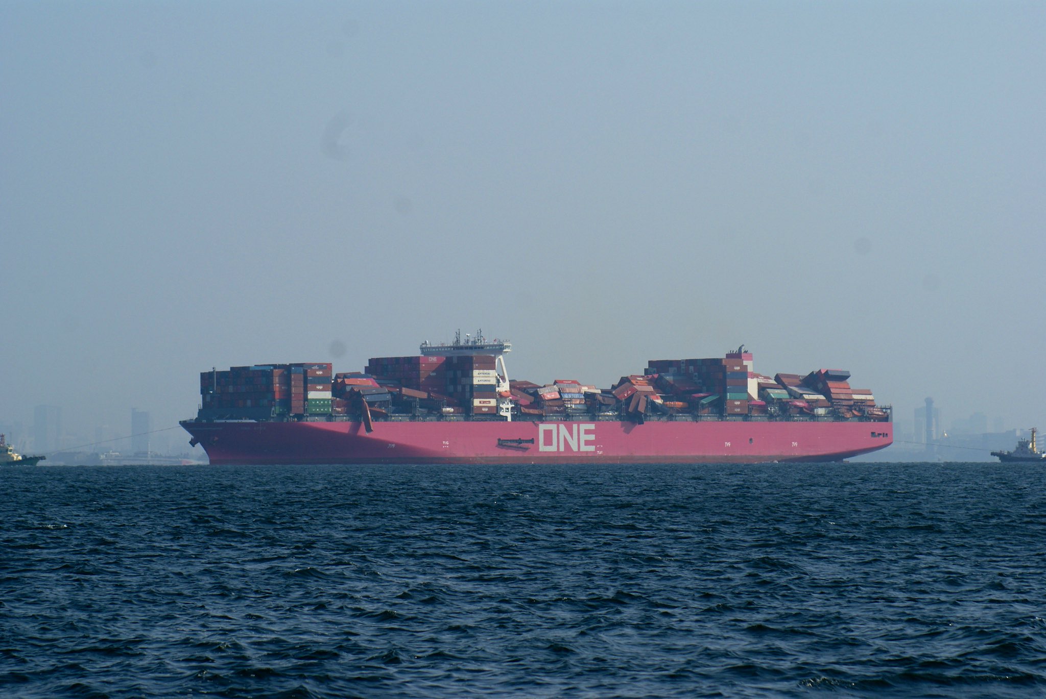 ONE Apus Update: Photos Show Cargo Carnage as Containership Arrives in Kobe