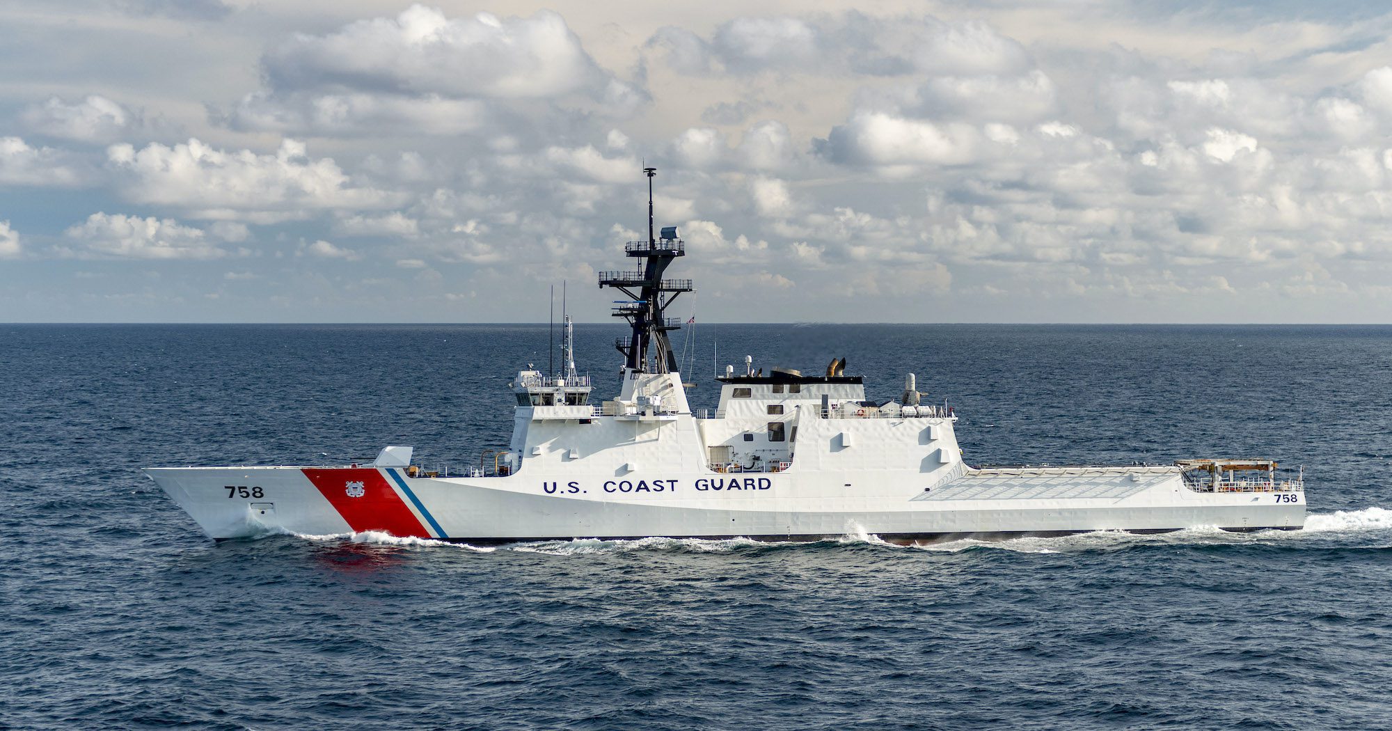 U.S. Coast Guard’s New National Security Cutter to Patrol South Atlantic for Illegal Fishing