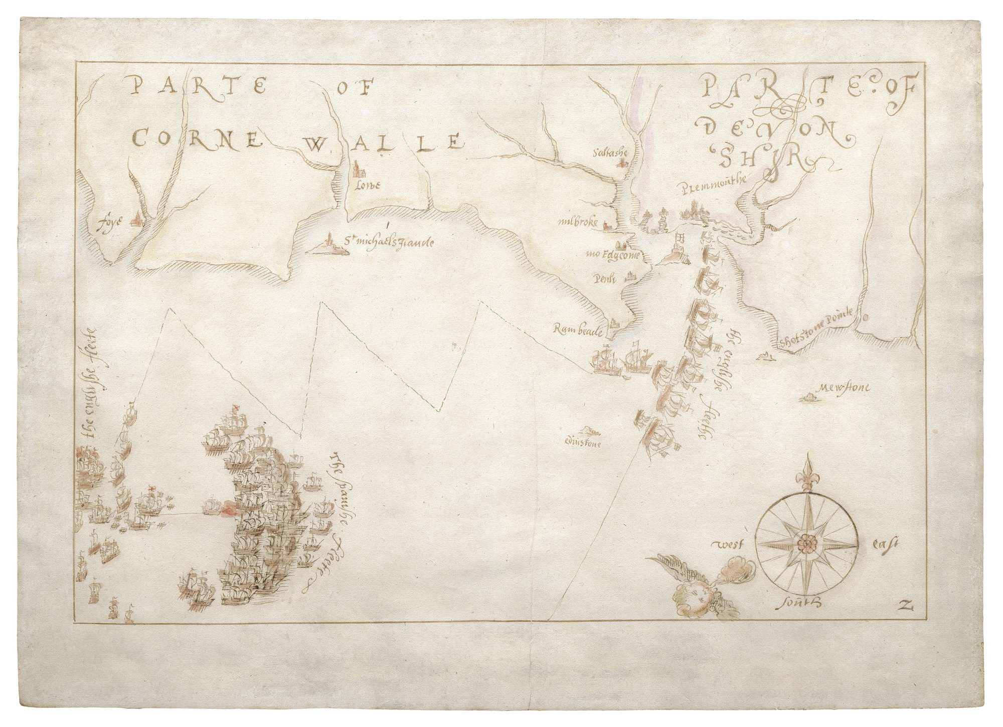 Rare Maps of Spanish Armada to Stay in England