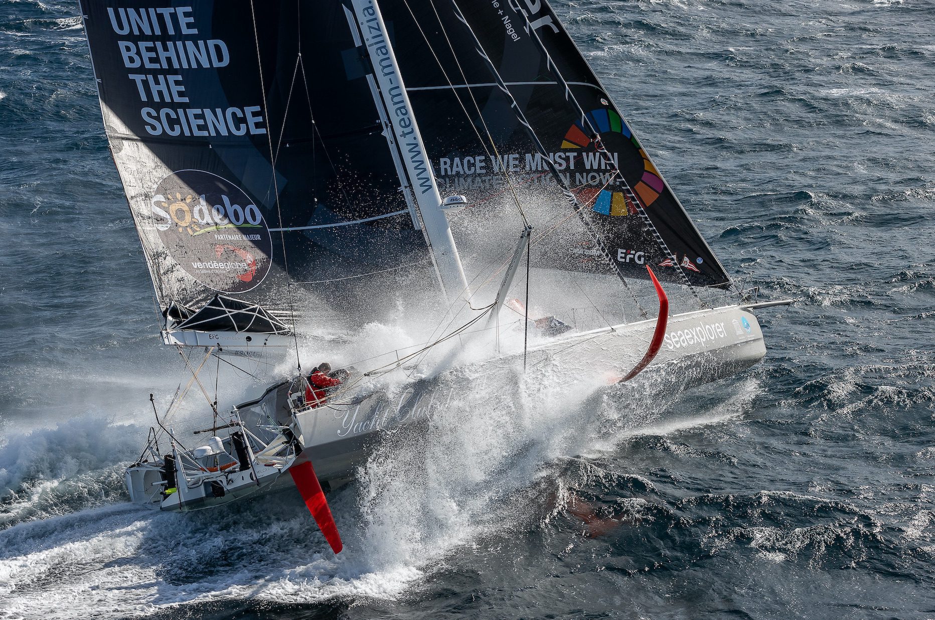 Vendée Globe Skipper Who Had Close Call with Bulk Carrier Collides With Fishing Boat