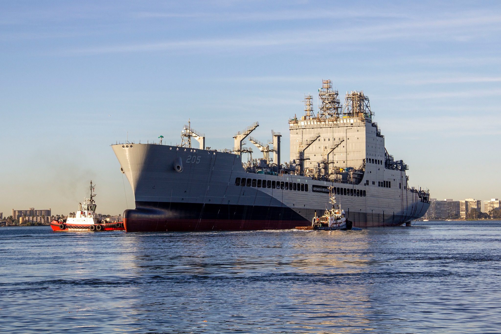 U.S. Navy’s First John Lewis-Class Oiler Launched at NASSCO