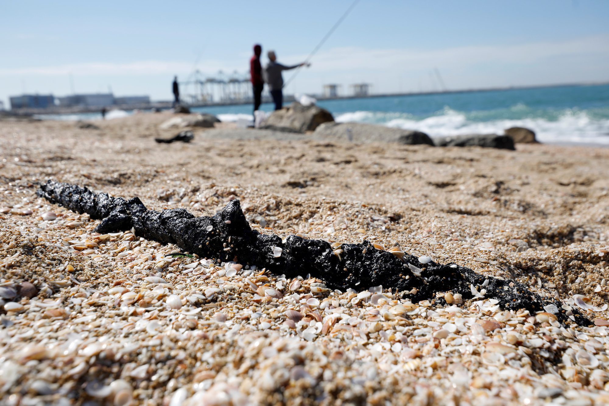 Israel Investigates Ships As Source Of Mystery Offshore Oil Spill