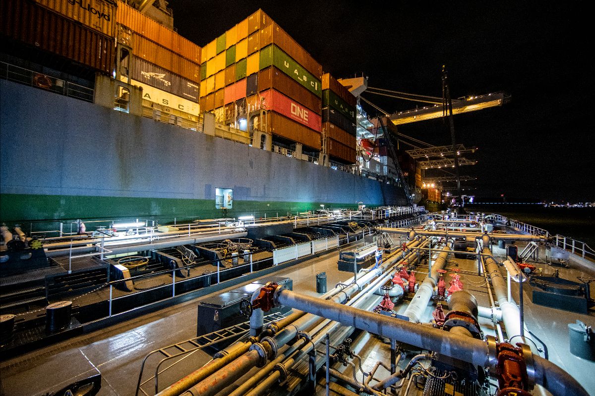 ONE Containership Testing Use of Sustainable Marine Biofuel