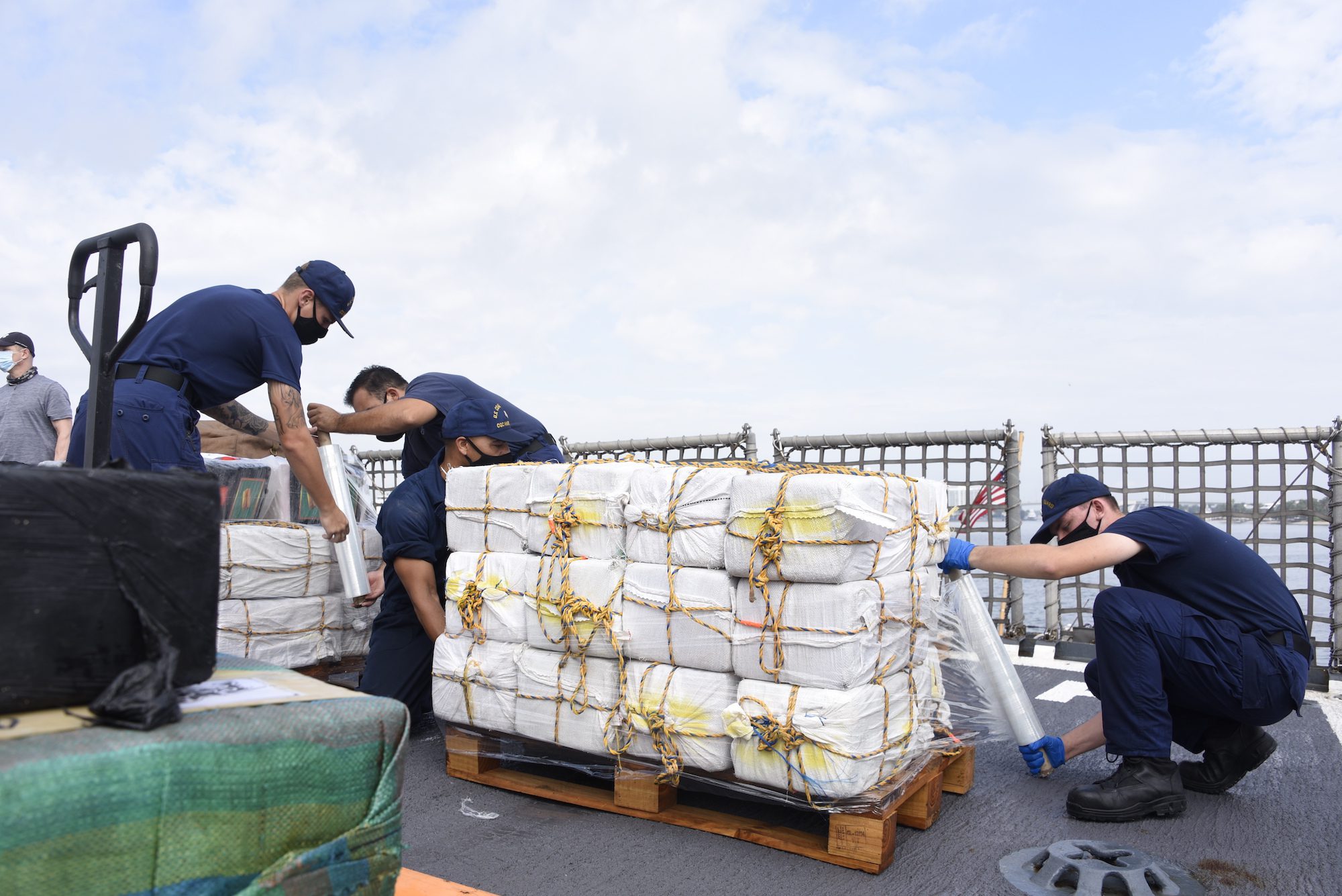 U.S. Coast Guard Offloads $330 Million Worth of Drugs in Florida