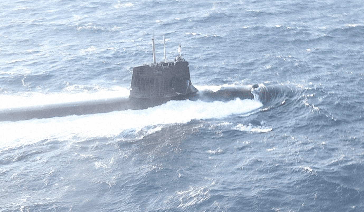 Japanese Submarine Hits Ship Off Japan