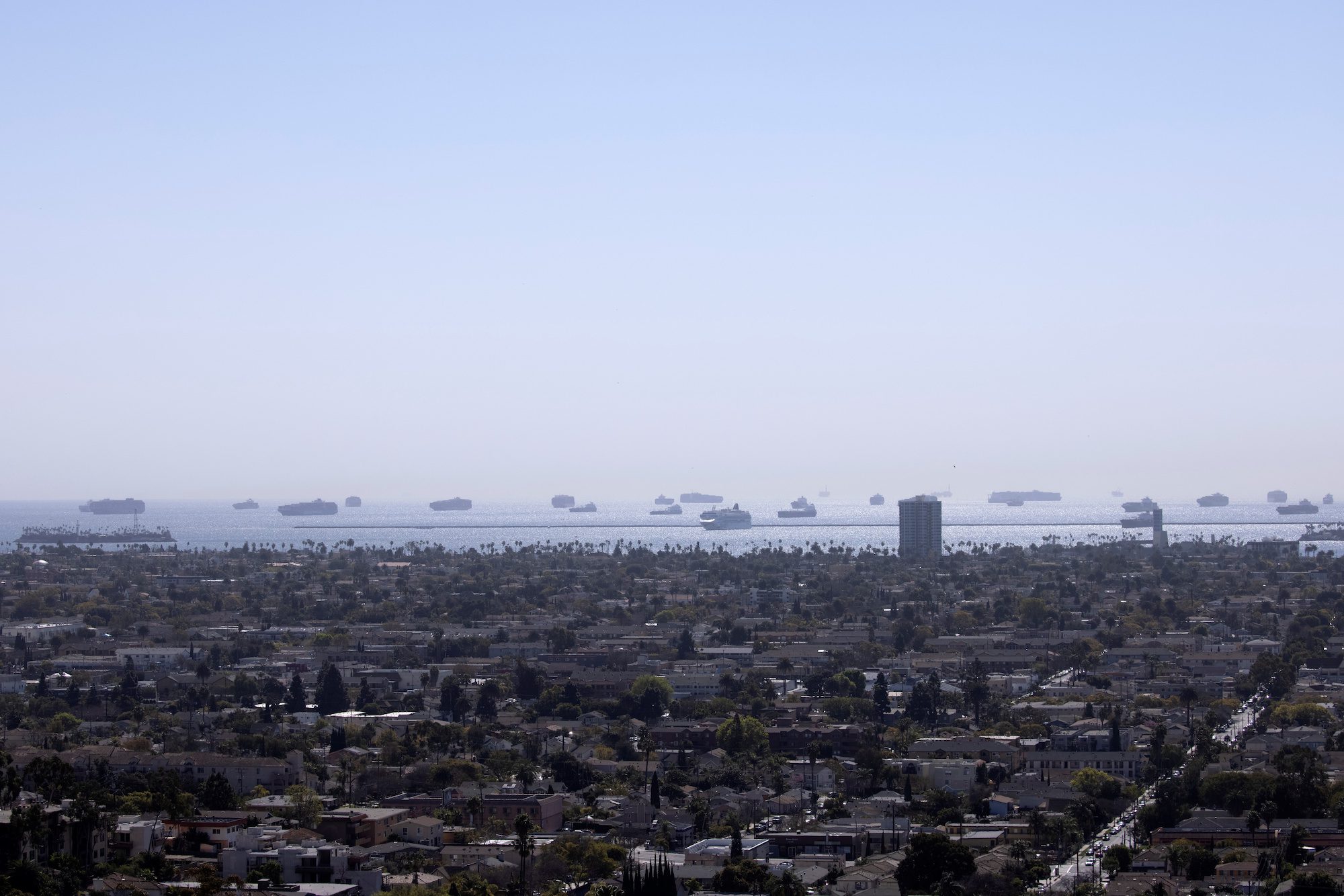Containership Bottleneck Off Southern California Ports Approaches February Record