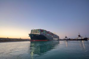 containership ever-given-free-in the SUEZ CANAL