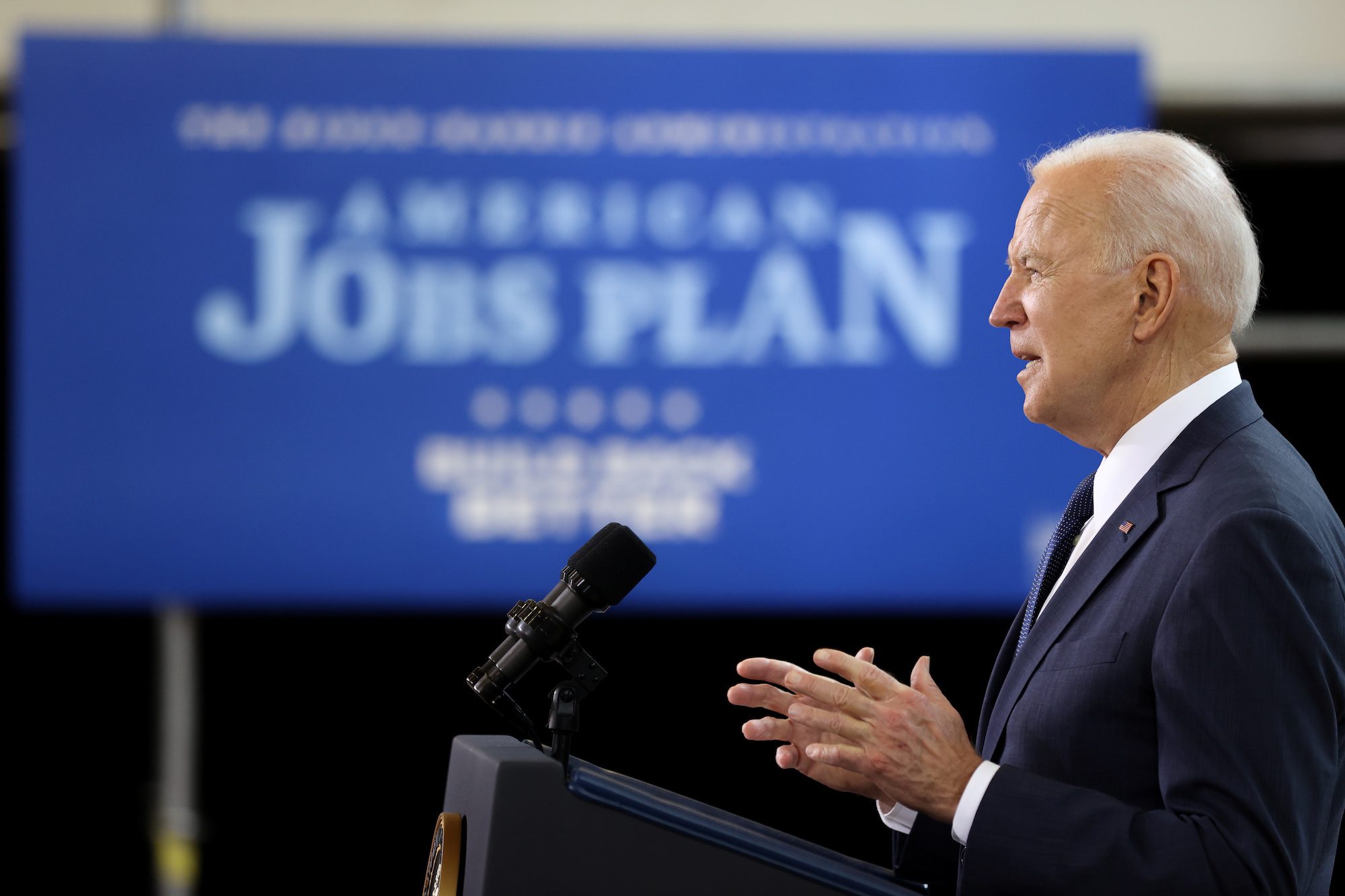 U.S. President Biden holds infrastructure event