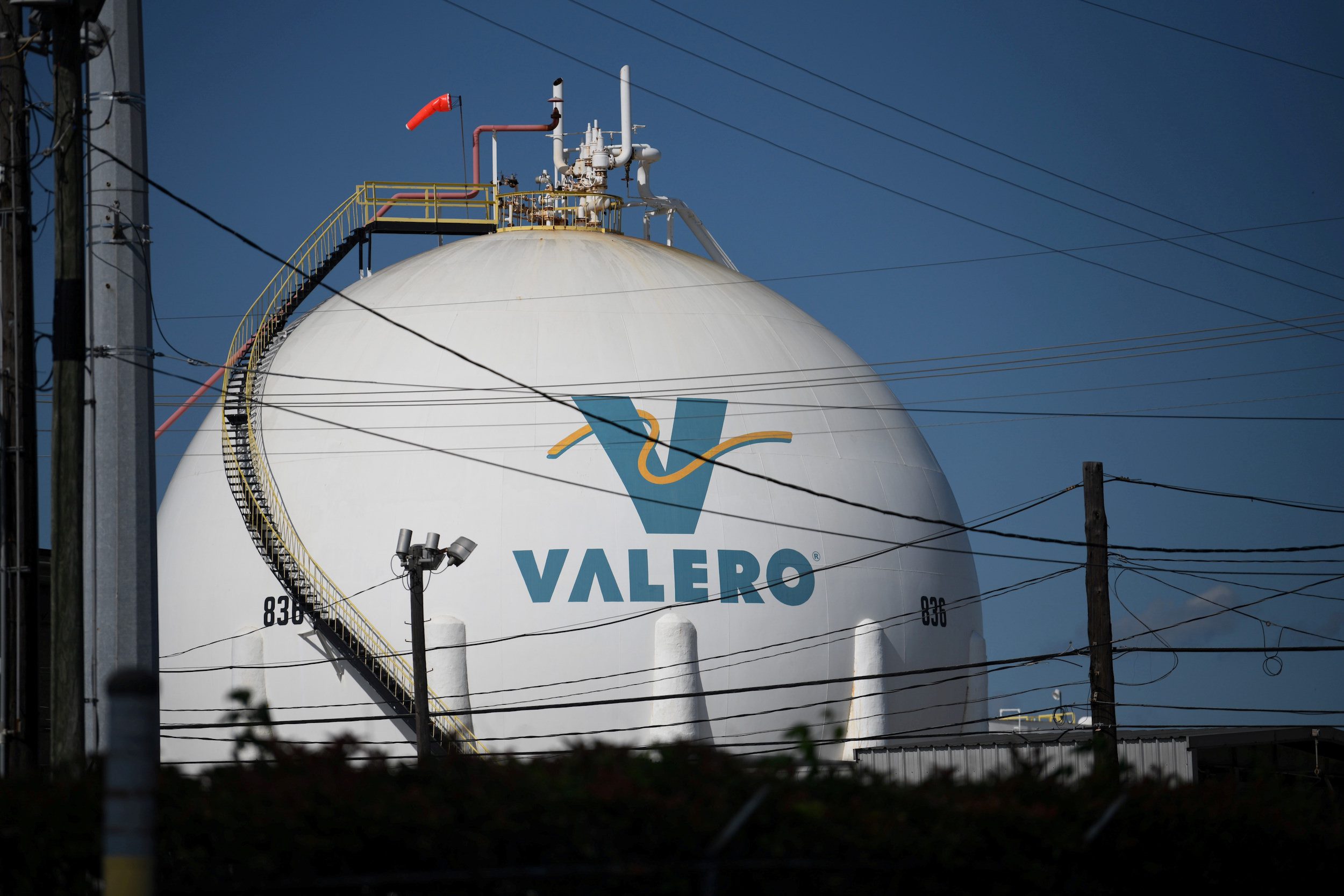Valero refinery Houston Ship Channel