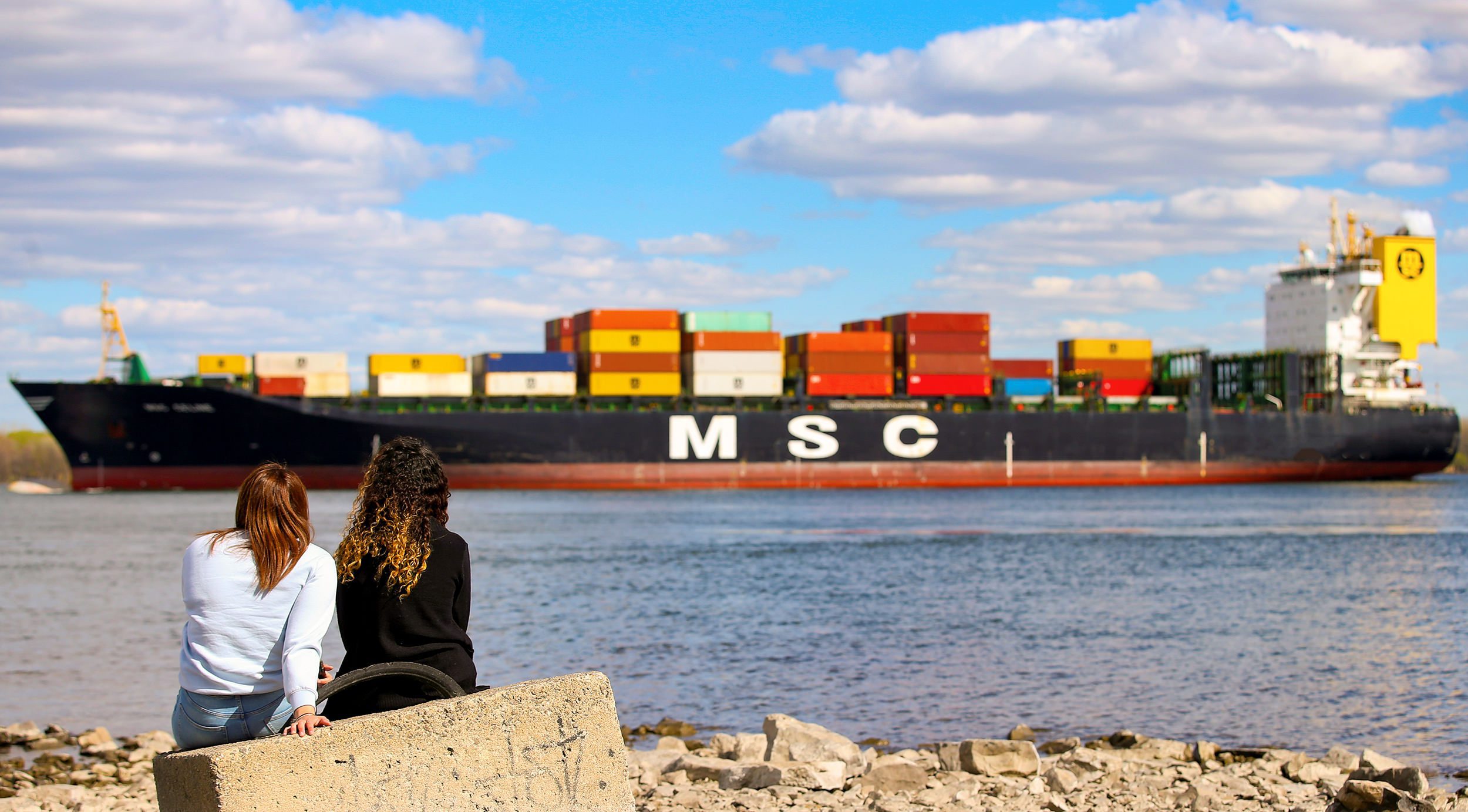 MSC container-ship Port of Montreal Canada
