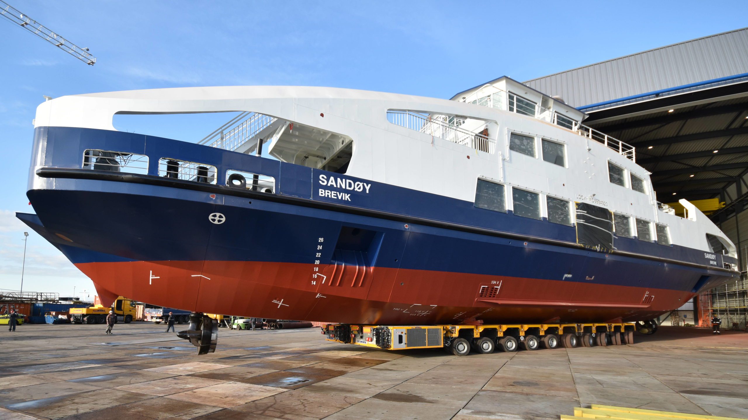 SCHOTTEL propels first fully electric ferry “Sandøy” for Brevik Fergeselskap