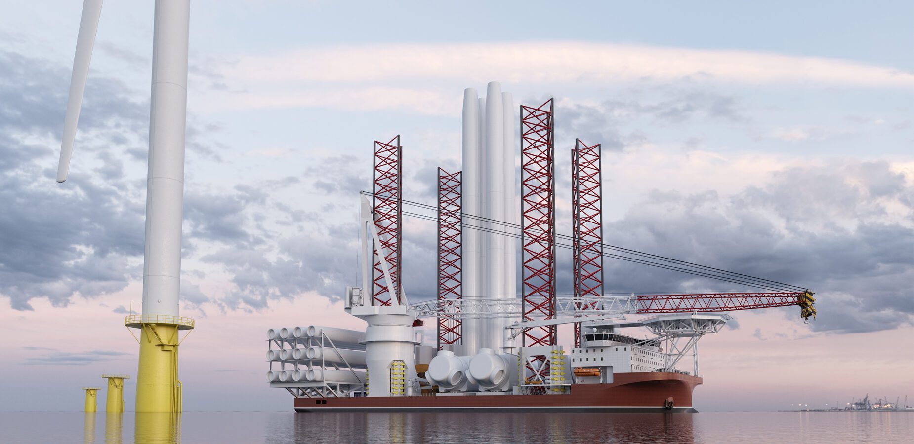 Knud E. Hansen Unveils New Wind Turbine Installation Vessel Design