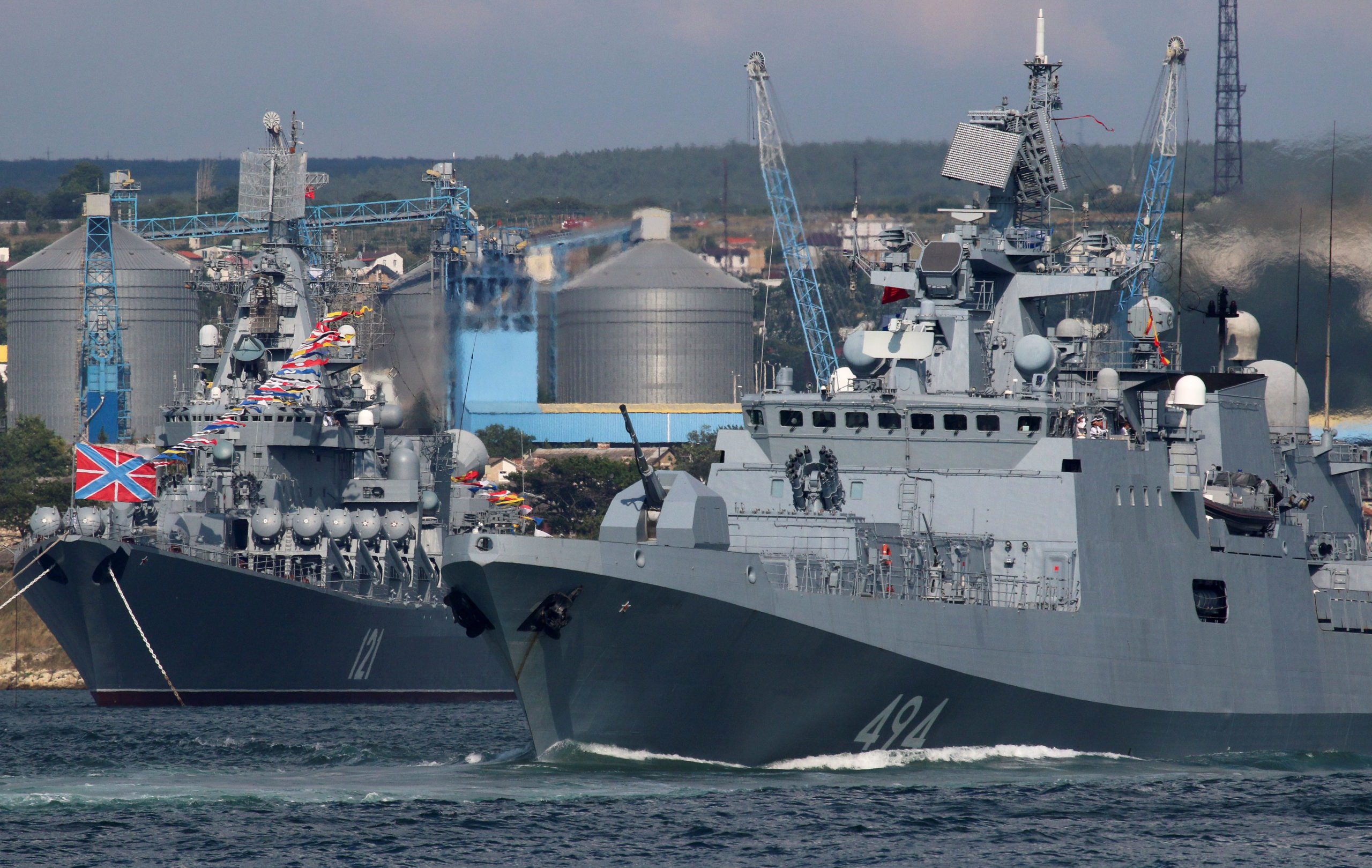 More Than 30 Russian Ships Start Drills Near Crimea Peninsula