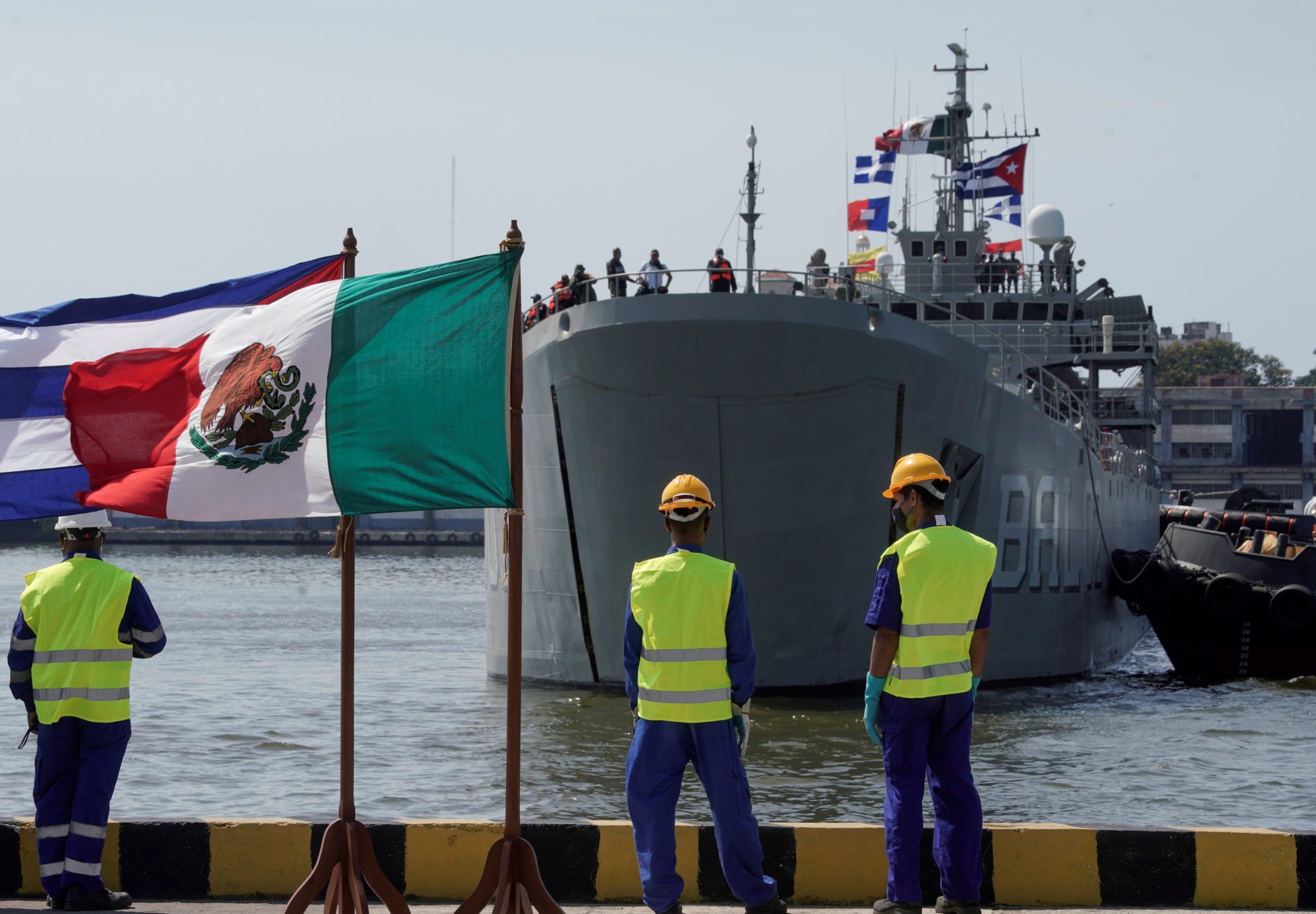 Mexican Sealift Ships Arrive In Cuba