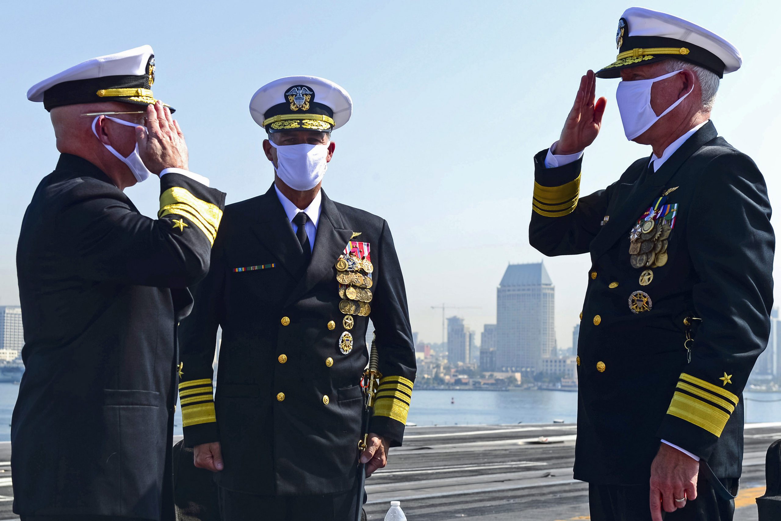 U.S. Navy Admirals Change of Command
