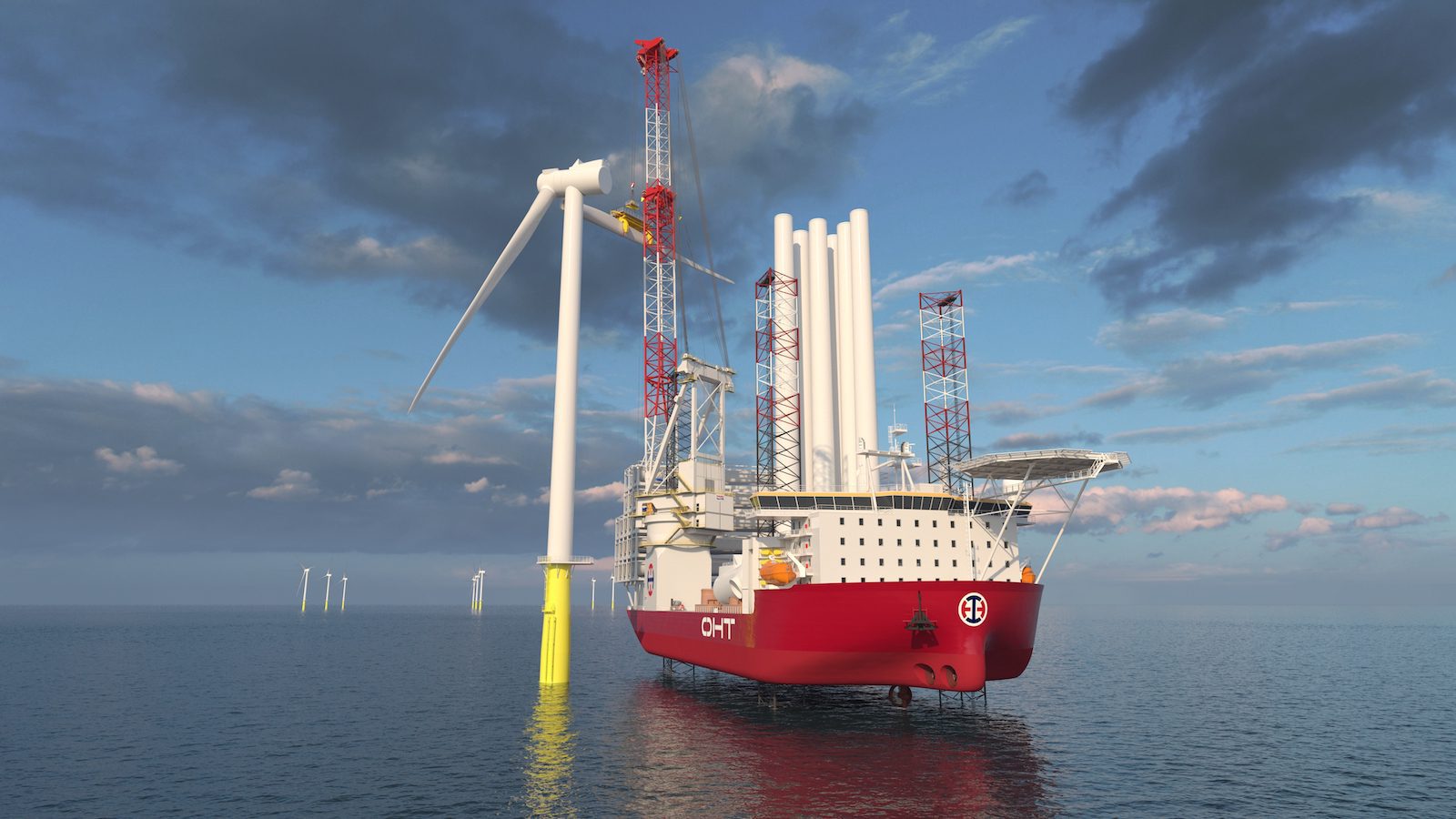 Broad scope of Wärtsilä solutions selected for OHT’s next-generation wind turbine installation vessel
