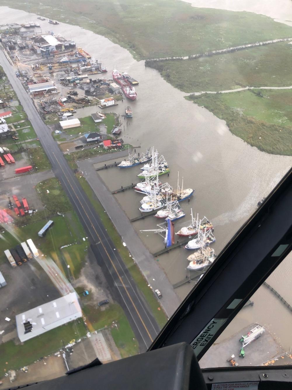 Coast Guard Conducts Hurricane Ida Post-Storm Overflights Along The Gulf Coast