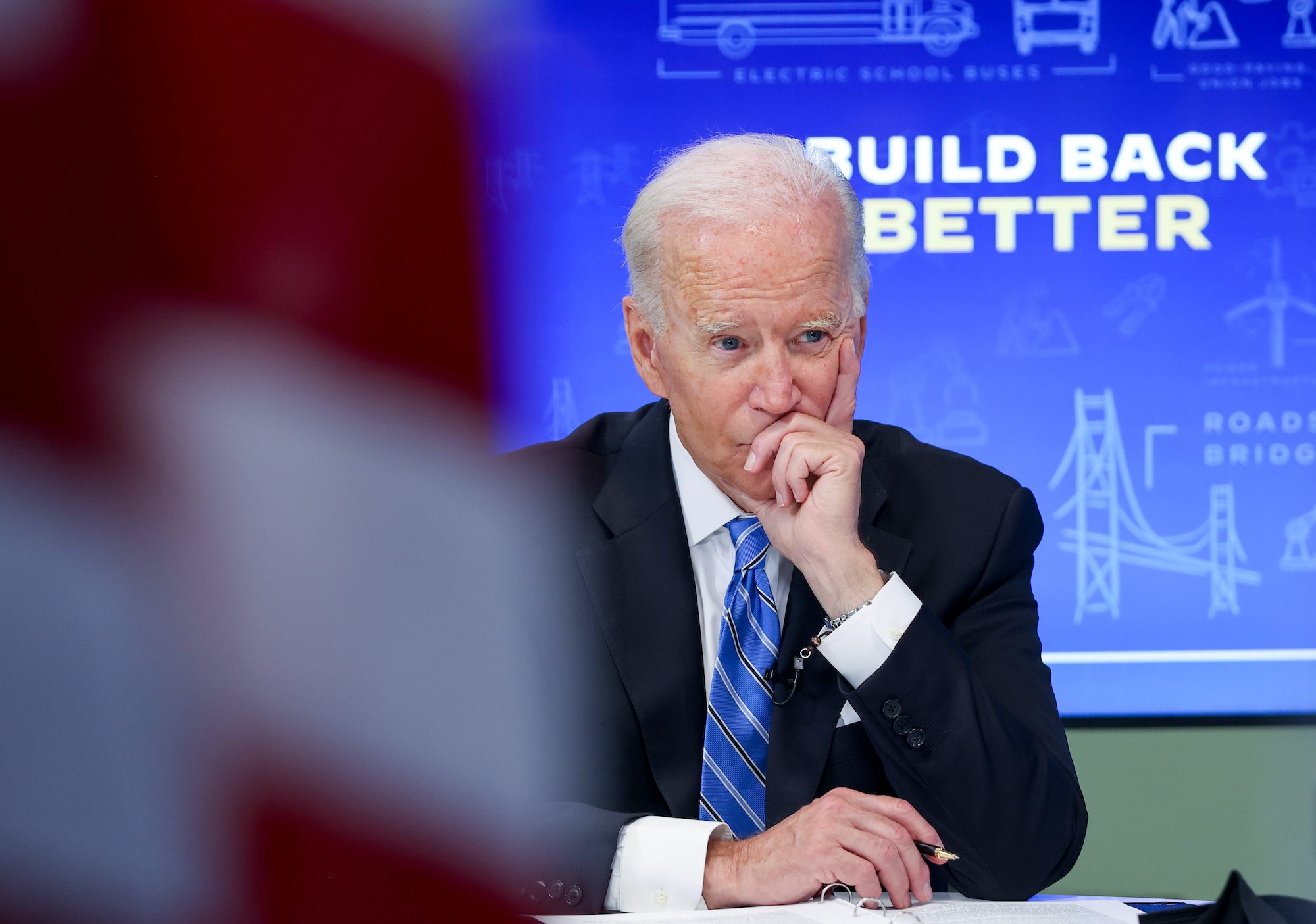 Biden Says His Administration is Working to Relieve Bottlenecks that Threaten Economic Recovery