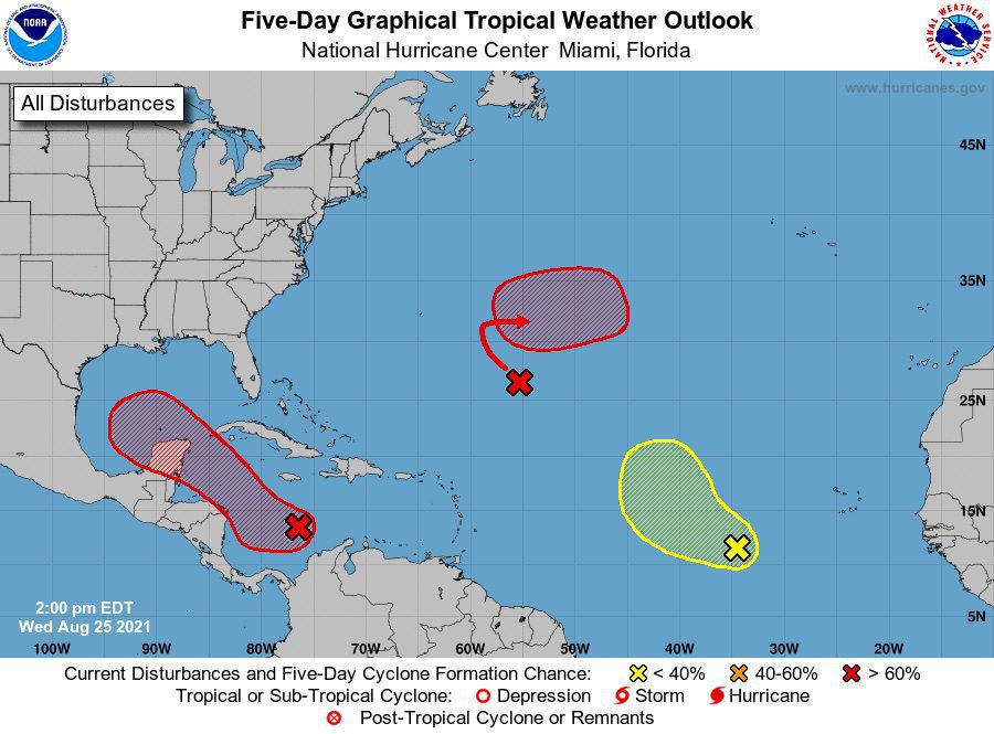 National Hurricane Center Watching Strengthening Low Pressure System Expected to Enter Gulf of Mexico