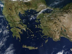 NASA Photo Of Aegean Sea