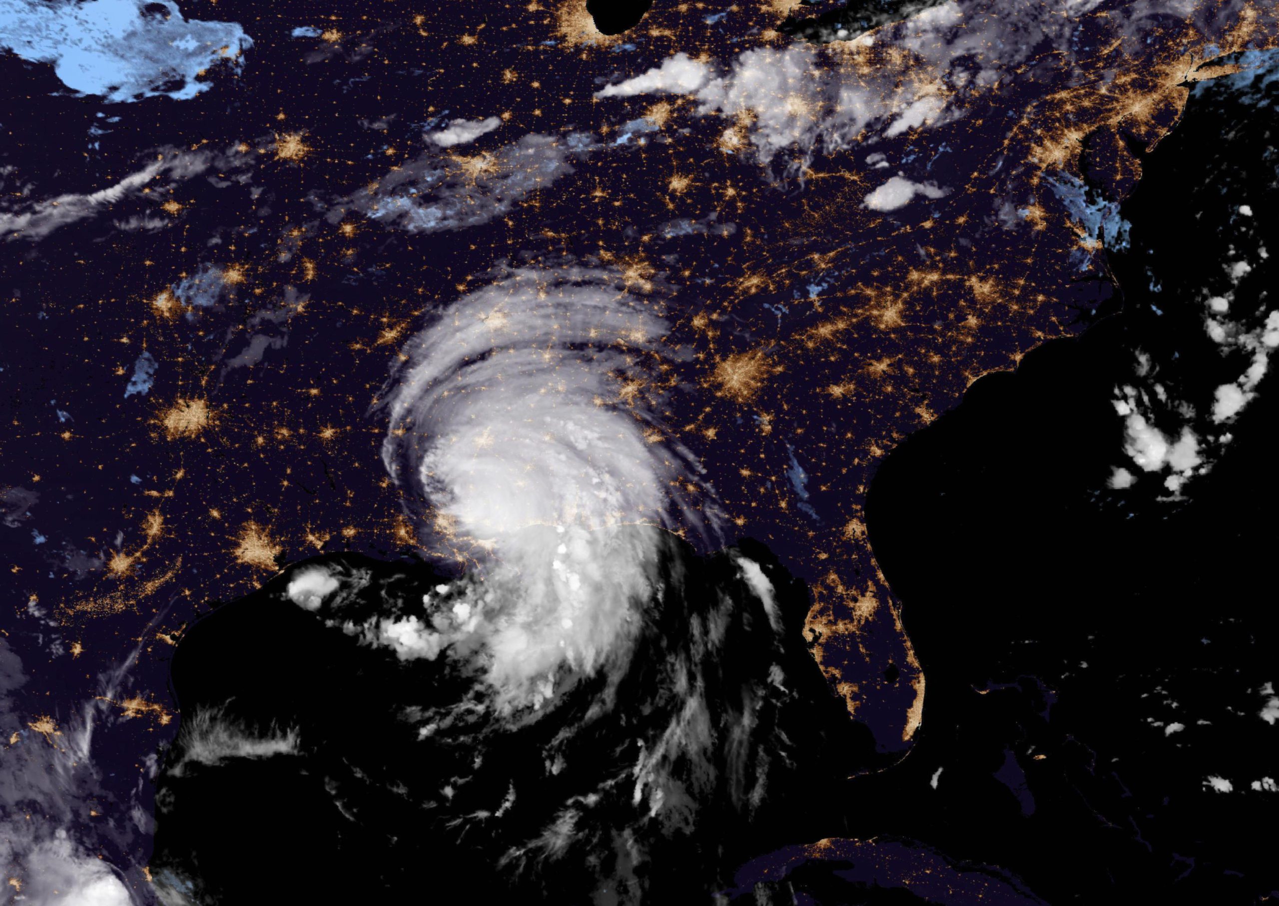 Tropical Storm Ida Passes Over The Southern U.S.