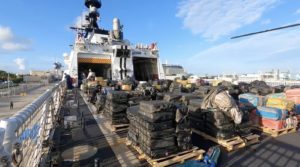 uscgc james drugs offload