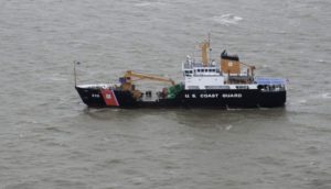 Tropical Storm Ida damage survey vessel