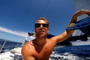 Eric Blackwell sailing in Indonesia