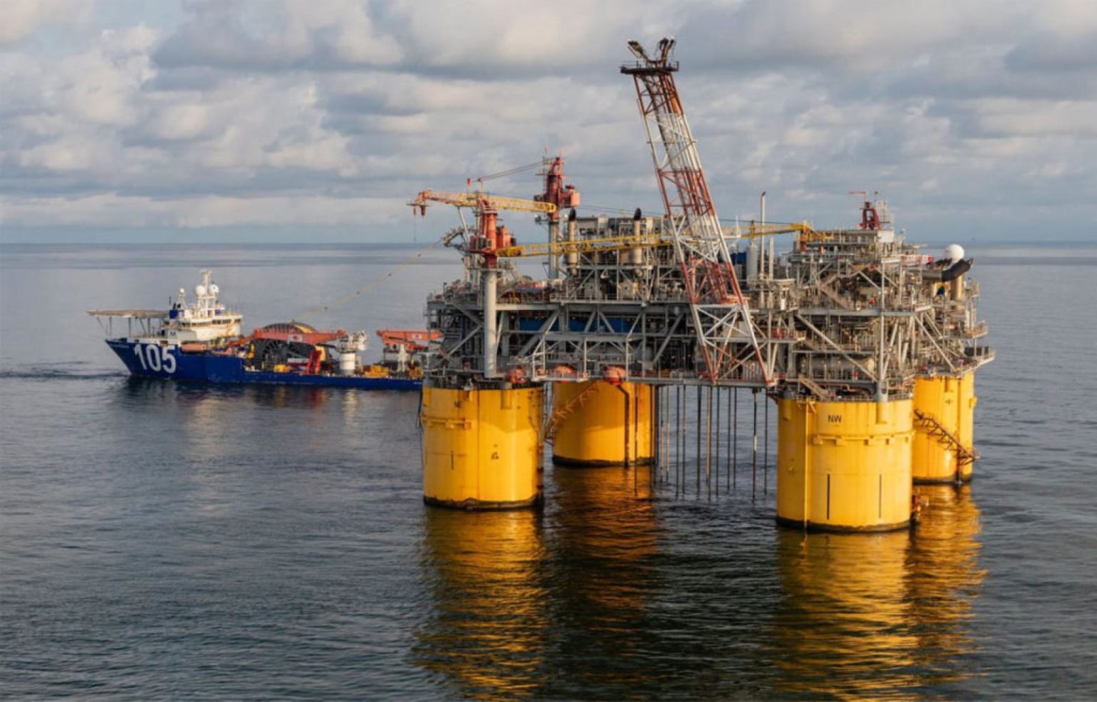 Offshore oil drilling and production by BP in the Gulf of Mexico