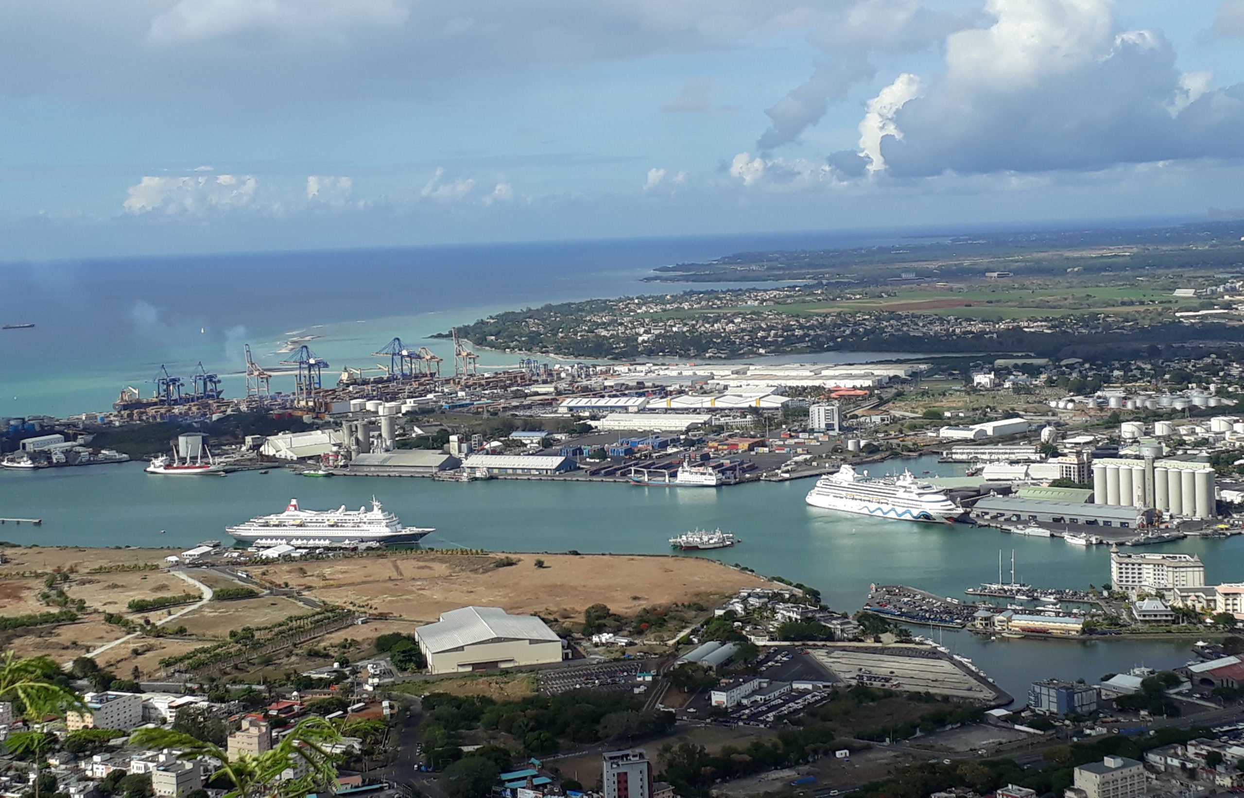 Port-Louis harbor mauritius