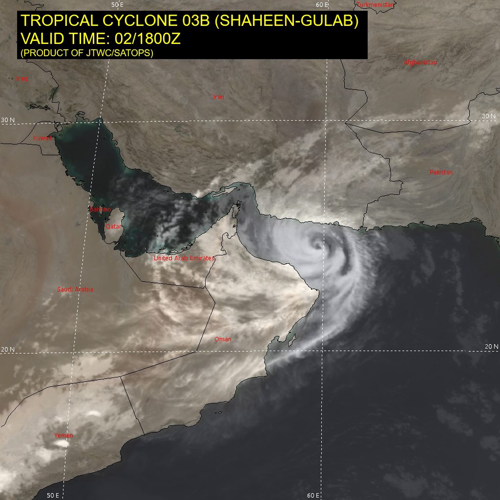 Oman Urges Residents To Evacuate Ahead Of Tropical Storm Shaheen
